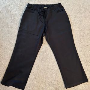 Grey’s anatomy black maternity scrub pants, XS